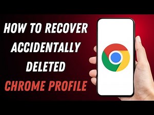 How To Recover Accidentally Deleted Chrome Profile ( 2024 )