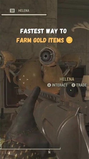 Easy GOLD Farming in Fallout 76! 🪙 #shorts #fallout76