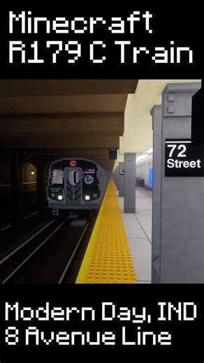 Minecraft MTA: R179 C Train Action 72 Street