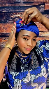 Simple Jersey Turban Headwrap Tutorial #turban #tutorial #scarf #headwrap | African Beautiful Fashion and Lifestyle