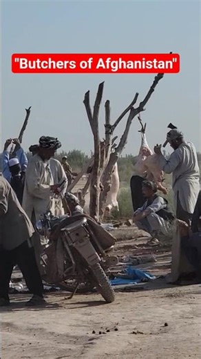 🇦🇫 How Butchers Work in Afghanistan – Traditional Market Scenes!