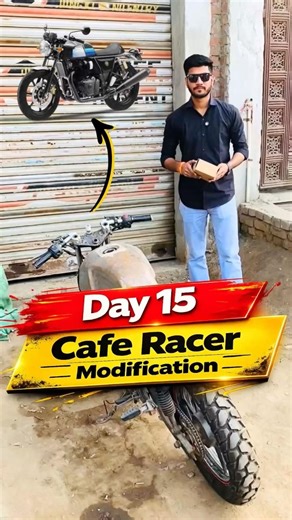 Day-15 Apache to cafe racer #viral #modificition #youtubeshorts #modified #shortsviral #shorts