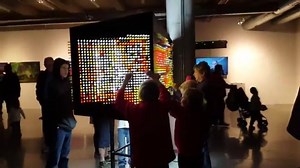This giant Lite-Brite lights up kids' faces at the Autism Center of Nebraska: http://bit.ly/2JVyQJv | Hackster.io