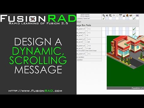 Clickteam Fusion 2.5 Dynamic Scrolling Messages