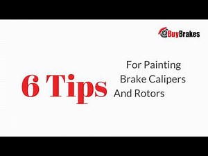 6 Tips For Painting Brake Rotors And Calipers