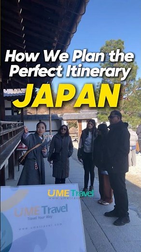 How we plan the perfect itinerary in Japan！ #japantravel #travel #umetravel #japaneseculture #japan
