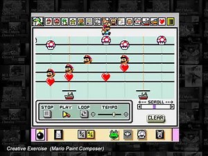 Creative Exercise from 'Mario Paint' on 'Mario Paint Composer' (Soundfont)