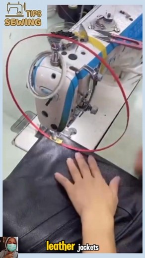 9.9K views · 38 reactions | Technique for sewing leather jackets #sew #sewing #sewingtiktok #sewingtutorial | Sewing Tips | Facebook