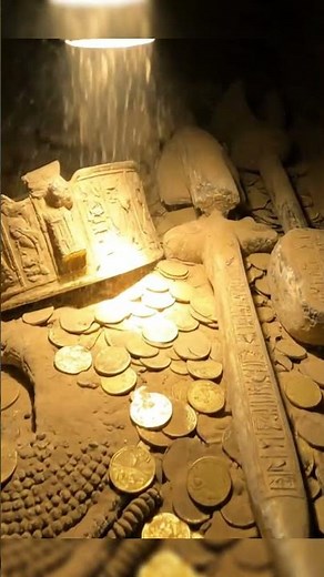 Digging in the Ground Led Us to an Egyptian Treasure of Pure Gold!