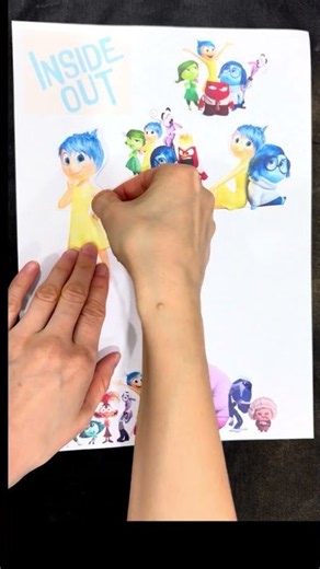 This Inside Out Detail Ruined My Childhood… 🤯 #asmr #scrapbooking #journaling