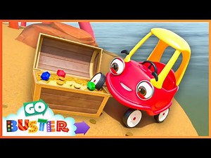 The World's HARDEST Treasure Hunt!🪙 | Go Buster - Bus Cartoons & Kids Stories