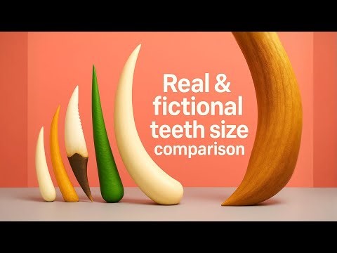 The Craziest Teeth | Size Comparison (3D Animation)