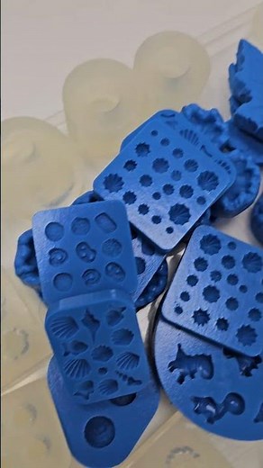 Working process - silicone mold making. Silicone molds for polymer clay, wax, soap, epoxy