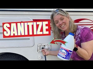 How to Sanitize Your RV Water System - RV Water Tank Cleaning