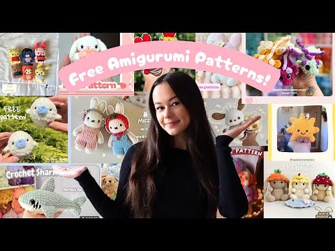 40+ FREE amigurumi patterns | cute & unique plushies to make for your next crochet project!