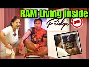 ராம் எடுத்த விபரீத Challenge😧 | Fridge-க்குள் ஒரு நாள் | Ram's dangerous risk😧| ‪@RamWithJaanu‬