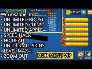 APK PENGISI GABUT | WORMS ZONE. IO MOD MENU TERBARU | ZONA CACING. IO | APK MOD