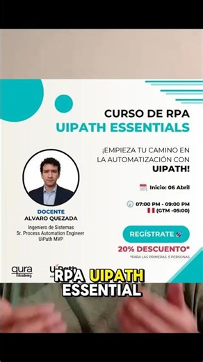 Curso RPA - UiPath Essentials 🤖🤖 #rpa #uipath #automatización