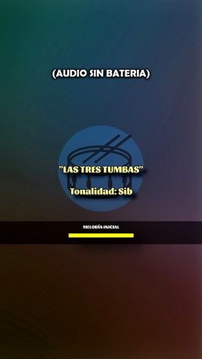16K views · 299 reactions | "Las Tres Tumbas" Pista sin Bateria #lastrestumbas #loscadetesdelinares #bateria | Tu Practicador Musical | Facebook