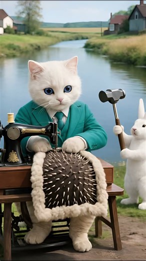 Crazy Cartoon Animals Adventure | Cat, Rabbit & Hedgehog Chaos 😂 | #Cartoon #Funny #Animation