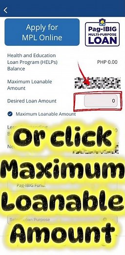 Easy steps mag file ng salary/multi-purpose loan sa pag-ibig app. #loan #pagibigloan #howto