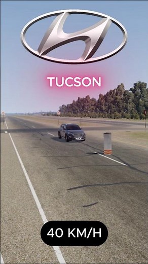 HYUNDAI TUCSON Crash Test 💥🤯🚗 #hyundai #tucson #crashtest