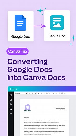 Creating visually appealing and interactive documents can be challenging with traditional editors, as they mostly focus on print formats. However, in today's digital era, it's crucial to have tools that enable you to create visually stunning and impactful documents online. Luckily, Canva Docs provides a seamless solution by allowing you to effortlessly incorporate rich text, engaging media, and more into your existing documents. | Canva