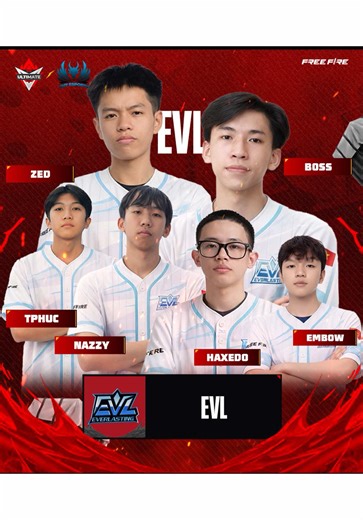 EVL ESPORTS: Dominate in Garena Free Fire