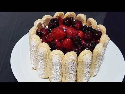 Charlotte aux fruits rouges mascarpone