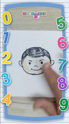 How to Draw a Picture with Number 0 | Creative Drawing I How to Draw Zero I Draw 0 I Easy drawing