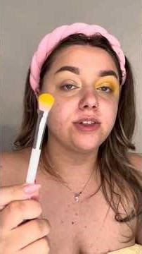 Yellow eyeshadow tutorial💛