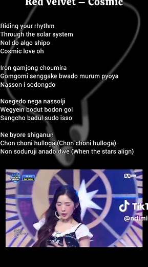 Lyrics Red Velvet Cosmic | Easy Lirik Video