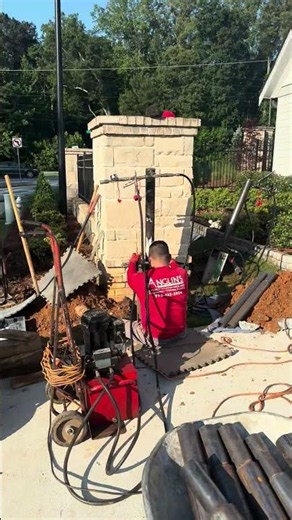 Anglin's Foundation Repair Atlanta. "How to fix crack repair settling foundation brickwall."
