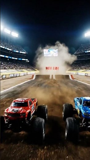 RC Monster Truck Drag Race Full Speed Ahead! 🤯💨#rcdragrace #rcmonster #competition