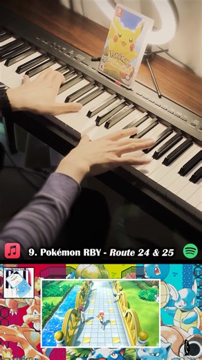 ROUTE 24 & 25 (From "Pokémon Red/Blue/Yellow) 🌉 (Video Game Music Album, Vol. XVI) #pokemon