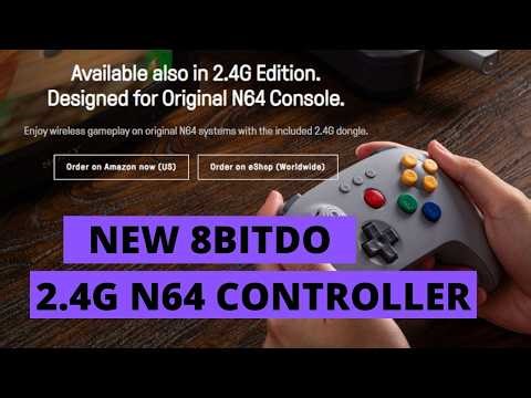 New 2.4G Wireless 8BitDo Nintendo 64 Controller Released