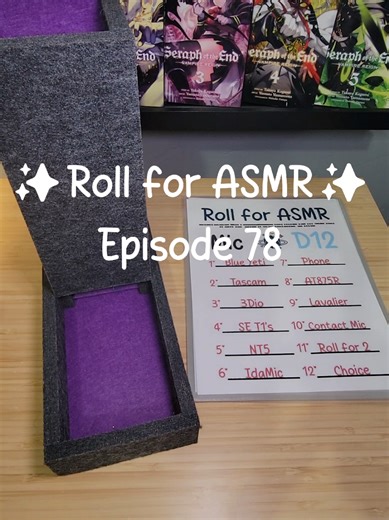 Roll for ASMR Episode 78: A Relaxing Dice Adventure