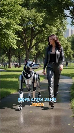 🎆주인을 지키는 AI로봇 개 #aiart #robot #short #robot #IRC #humanoid #futuretech #humanoidrobot