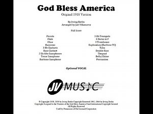 God Bless America 1918 Version