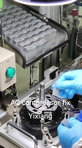 30K views · 405 reactions | Rotary vane install into the auto AC compressor #automotive #compressor #production #yixiang #autoparts | Yixiang auto AC parts factory | Facebook