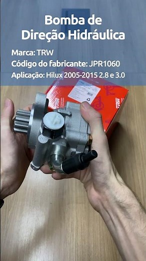 Bomba De Direção Hidráulica Para Hilux - Trw - Cód: Jpr1060