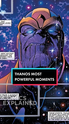 Thanos Most Powerful Moments in Marvel Comics