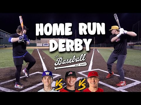 Baseball Bat Bros HOME RUN DERBY | Will vs. JT vs. Cam