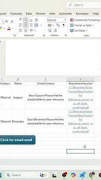 This Excel trick saves hours of email work #excel #productivity #shorts