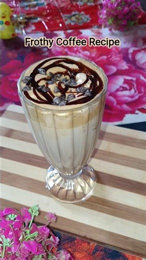Trending recipe of frothy coffee🥳👌😋#recipe#coffee#shorts​#shortvideo​​#viral​#ytshorts​ #asmr​