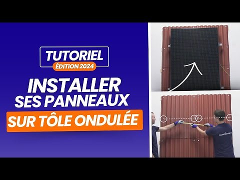 [TUTORIEL] Installer ses panneaux solaires sur toiture en tôle ondulée