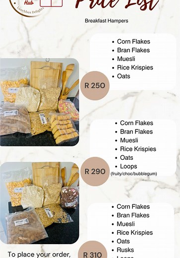 Explore Our Delicious Breakfast Hamper Options