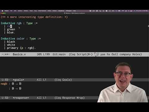 Types and Pattern Matching | Software Foundations in Coq | LF | Basics