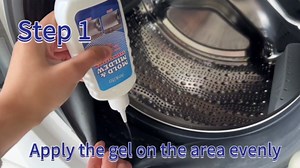 Home Remover Gel for Washing Machine, 8 Fl Oz Household Front Load Washing Machine Cleaner, Easily Removes Stains for Showers, Washing Machine, Refrigerator Strips, Sink, Tiles, Kitchen, Bathroom