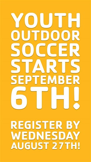 🌱⚽ OUR TURF IS READY – ARE YOU? ⚽🌱 Youth Outdoor Soccer kicks off next week, and spots are filling fast! ⏳ Registration closes this Wednesday, August 27 at MIDNIGHT—don’t wait until it’s too late. 👉 Register today and get your child in the game! ✅ In person at the Parkview Warsaw YMCA Welcome Desk ✅ By phone at (574) 269-9622 ✅ Online: https://bit.ly/3GGK701 #KosciuskoYMCA #YouthSoccer #OurTurfIsReady #GameOn | Kosciusko Community YMCA